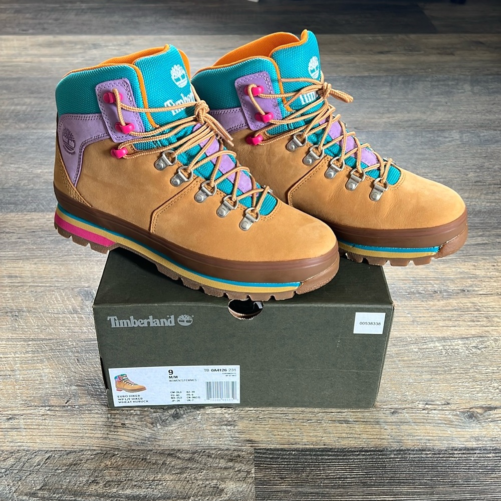 Timberland Women’s Euro Waterproof Hiking Boots 9US 40EU 7UK